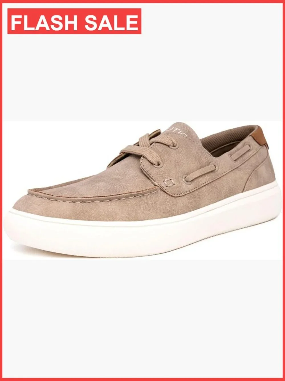 Men's Boat Shoe Casual Loafers Comfort Sneaker Walking Mocc-On Lace-Up